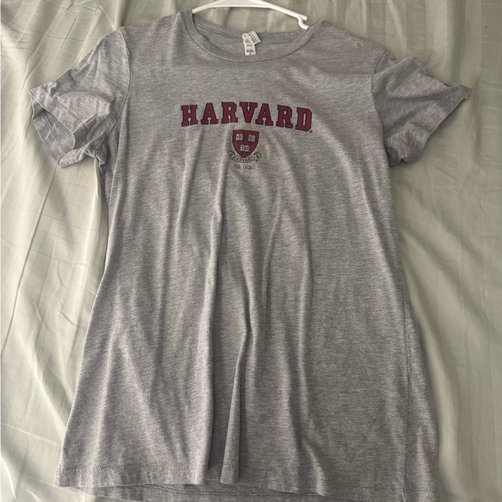 Bella Canvas Gray Harvard Short Sleeve Tee